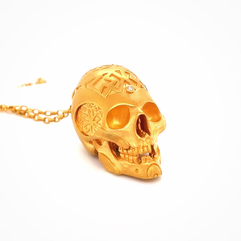 « Mini hierophant » 24k gold vermeille