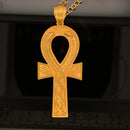Large "Ankh" 24k gold vermeille