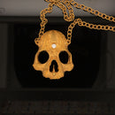 "Ritual Mask" 24k gold vermeille