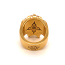 Antigravity ring 24k gold vermeille