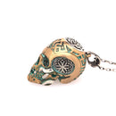 "hierophant" aged green patina - judicael_sacred_skulls