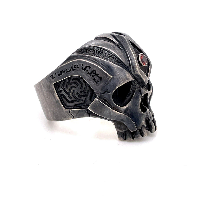 Antigravity ring  "dark side " - judicael_sacred_skulls