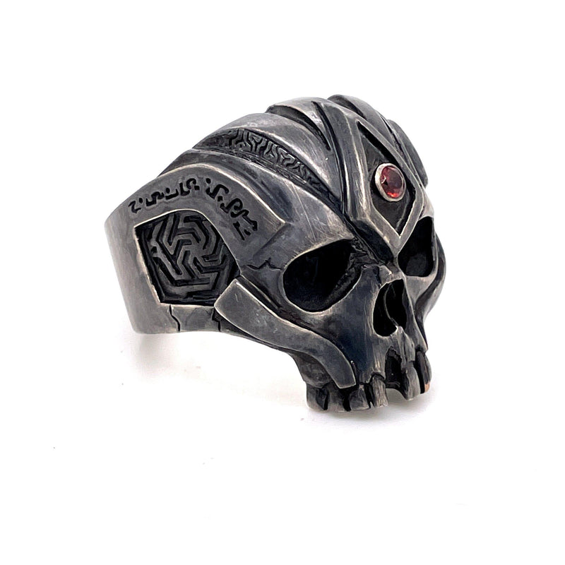Antigravity ring  "dark side " - judicael_sacred_skulls