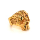Antigravity ring 24k gold vermeille