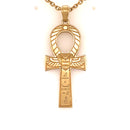 22k gold custom ankh