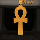 Large "Ankh" 24k gold vermeille