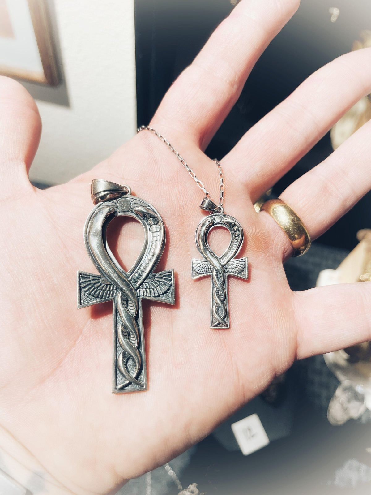 アクセサリー shellvia Ankh necklace mini Mini Ankh 