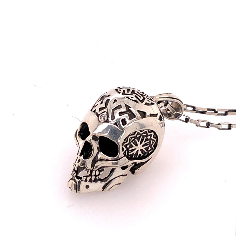 "mini hierophant " solid silver - judicael_sacred_skulls