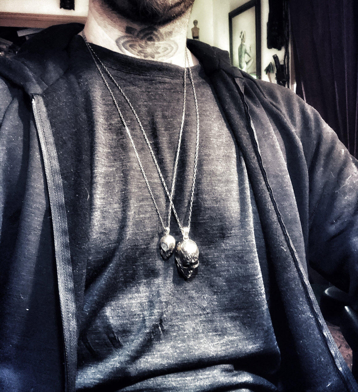 Mala - カパラの御数珠 ) Skull (チベタンKapala Kapala Tibetan K123 