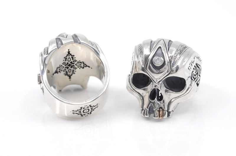 Antigravity ring silver (made to order) - judicael_sacred_skulls